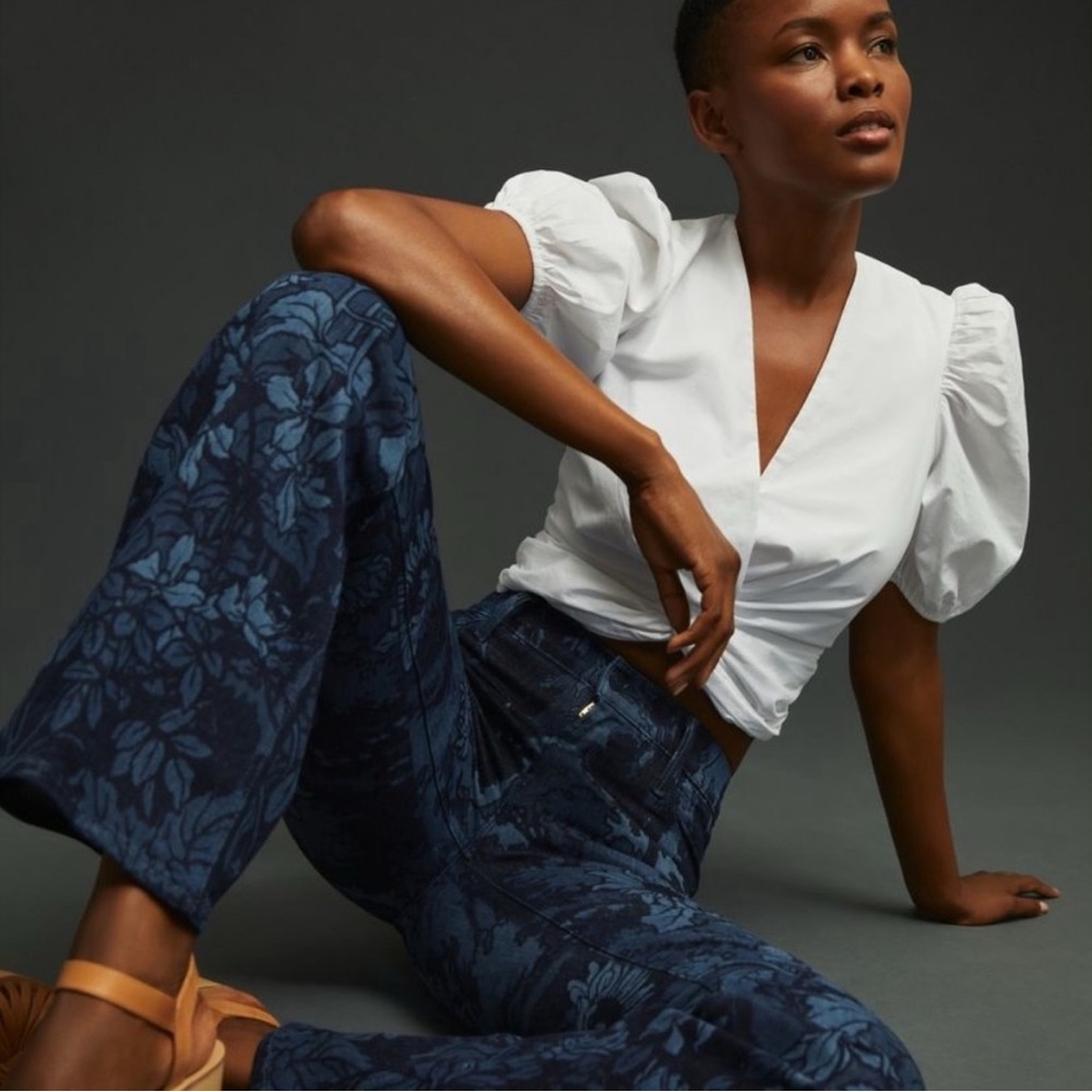 Anthropologie MOTHER 'The Doozy Sneak High Rise Flare Jeans' Sing me to Sleep 26